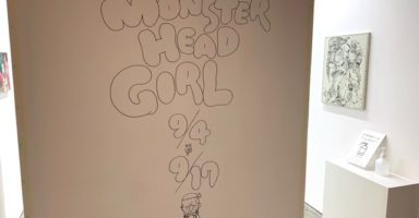 個展「Monster Head Girl」展示風景